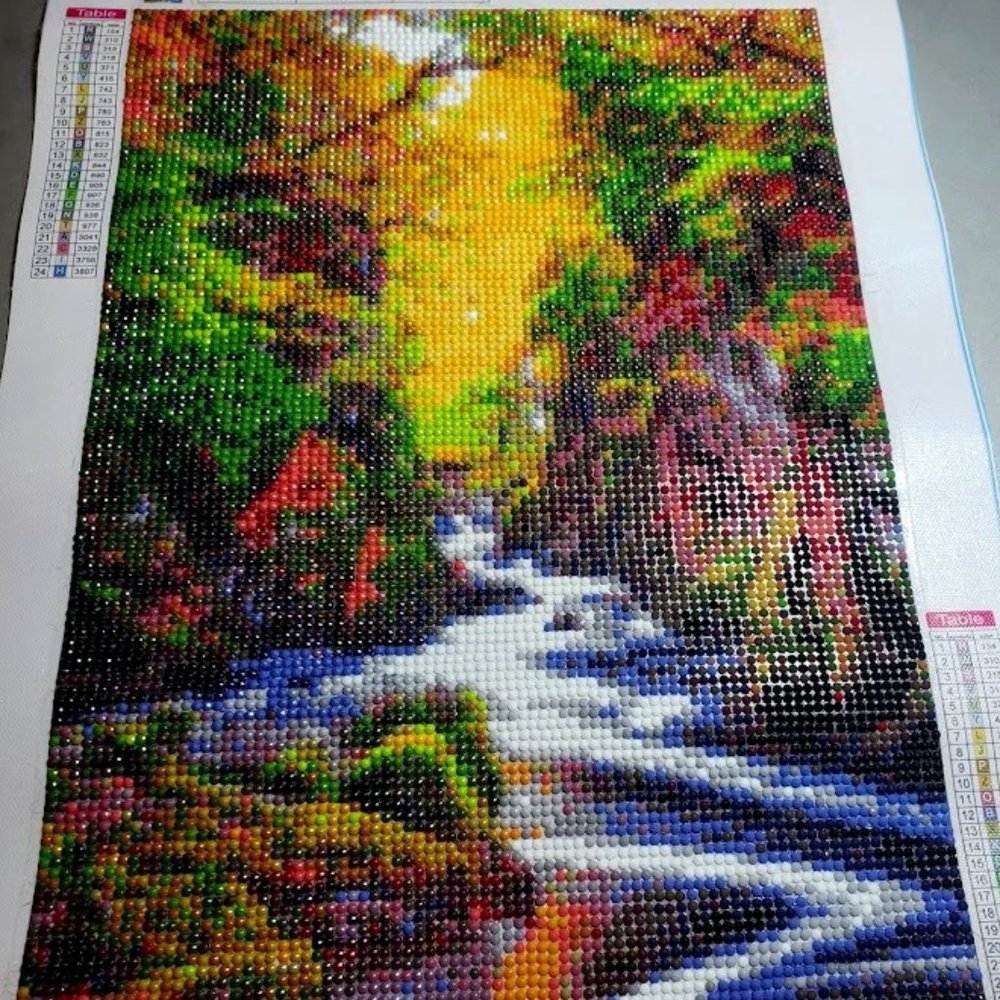 Fall Stream Diamond Painting - Picture 1 of 6